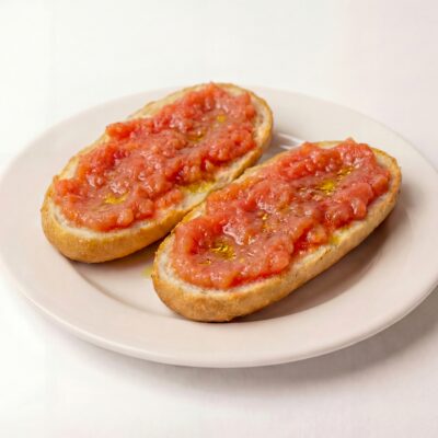 PITUFO CON TOMATE Y ACEITE