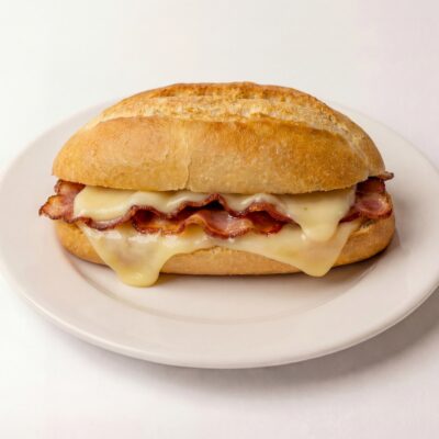 PITUFO DE BACON CON QUESO