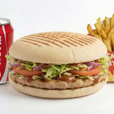 MENÚ CAMPERO BURGER POLLO